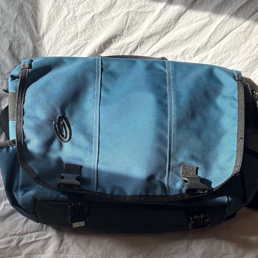 Timbuk2 Blue and Black Messenger Bag